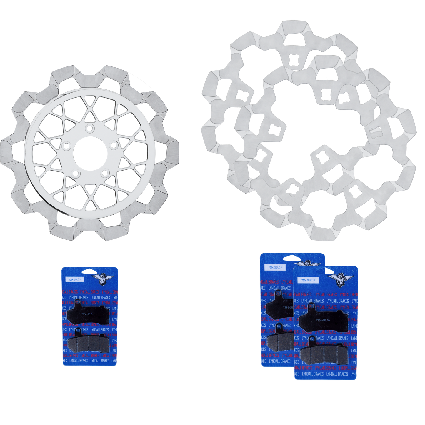 14'-23' Touring Front and Rear Rotor Kit