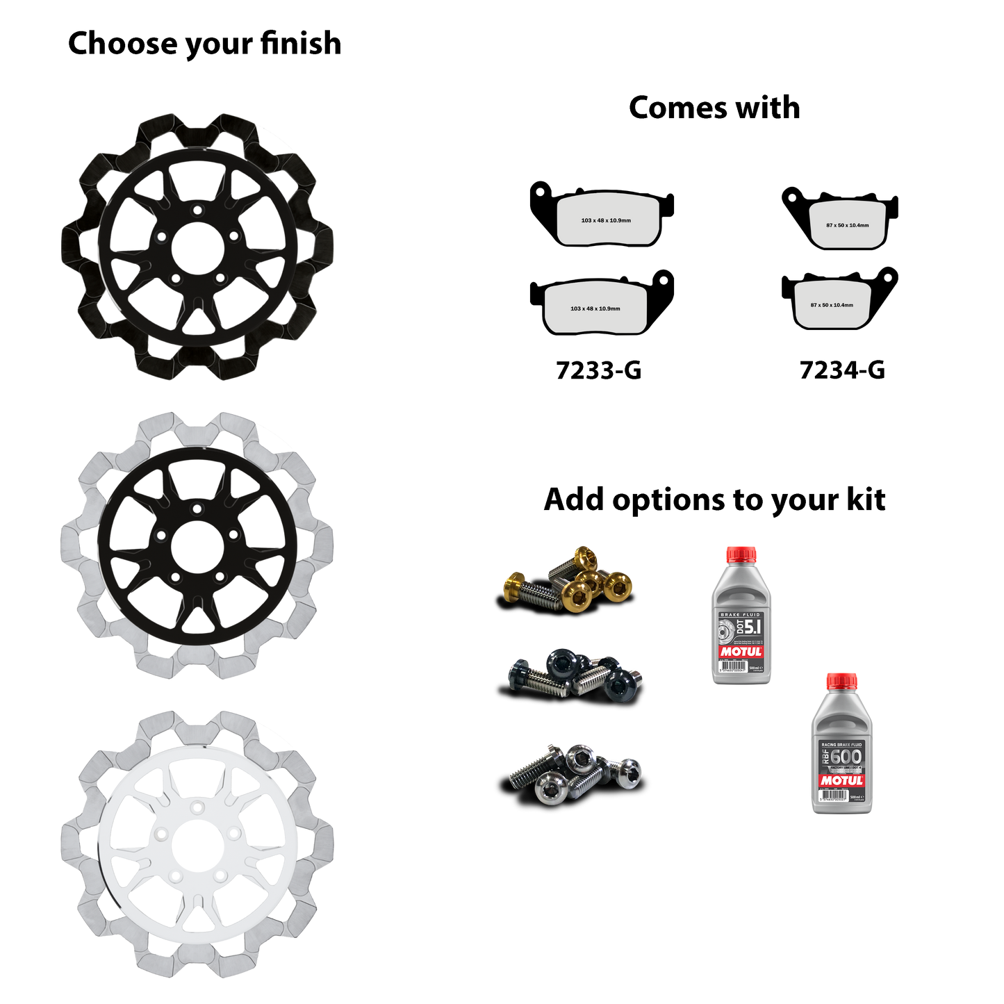 2004-2013 Sportster Front and Rear brake upgrade