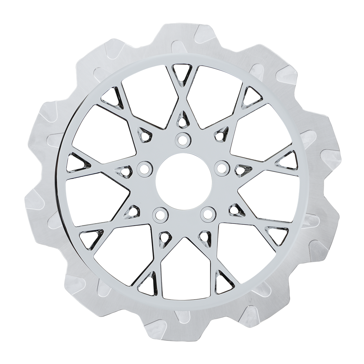 Oversized 13" Crown Cut Front Rotors