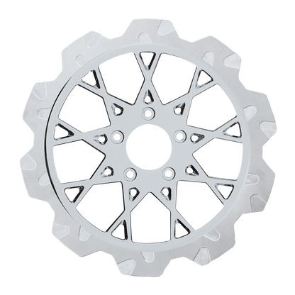 Oversized 13" Crown Cut Front Rotors