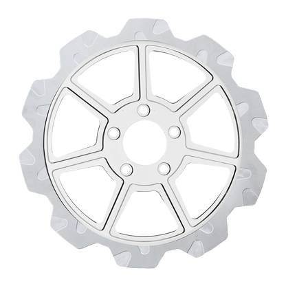 Oversized 13" Crown Cut Front Rotors