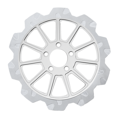 Oversized 13" Crown Cut Front Rotors