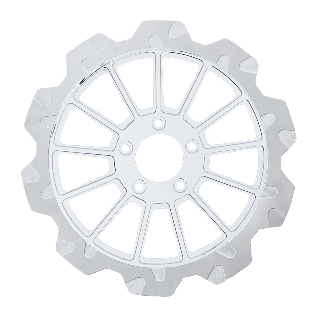 Oversized 13" Crown Cut Front Rotors