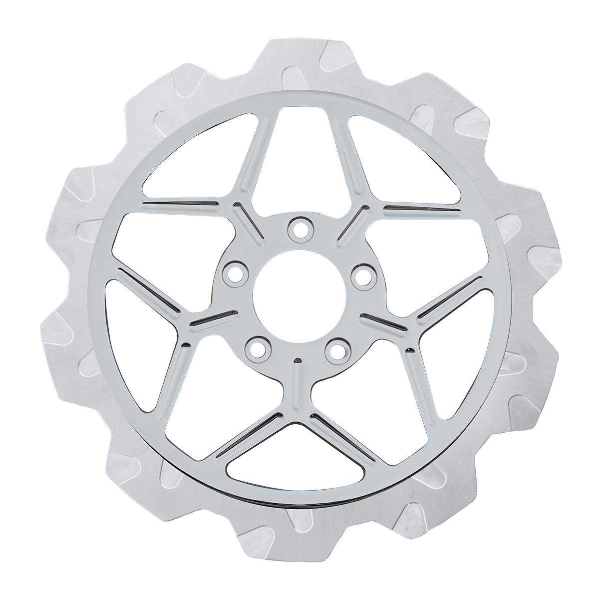 Oversized 13" Crown Cut Front Rotors