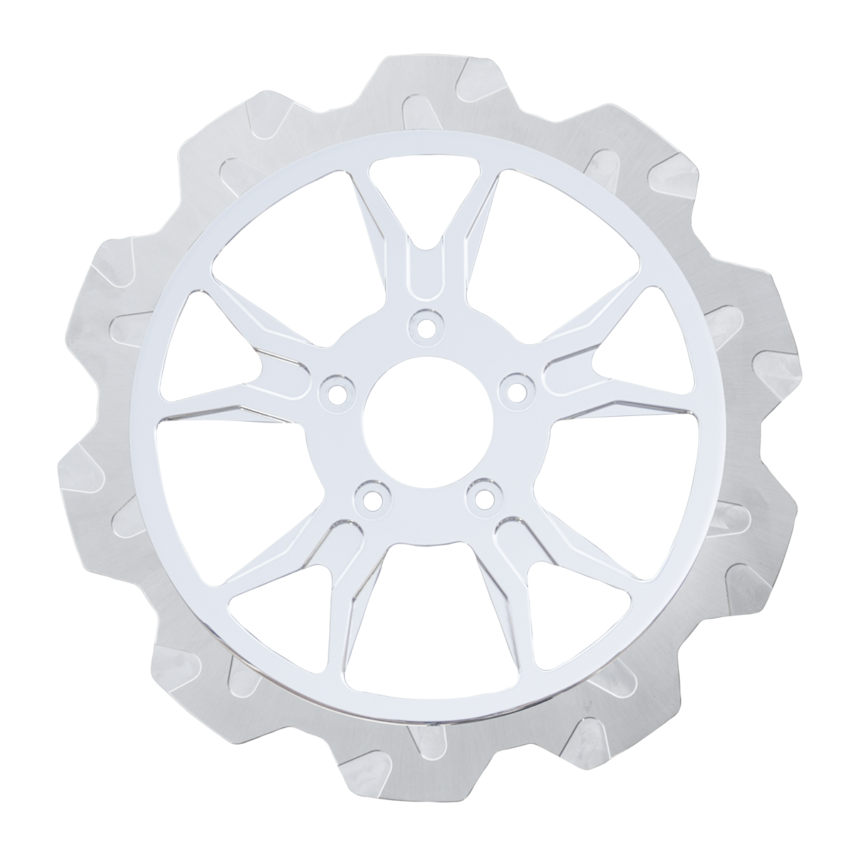 Oversized 13" Crown Cut Front Rotors