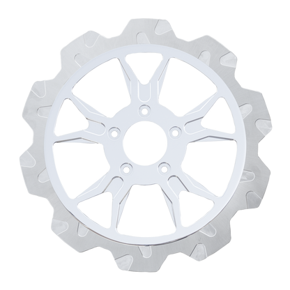 Oversized 13" Crown Cut Front Rotors