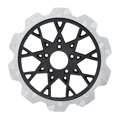 Oversized 13" Crown Cut Front Rotors