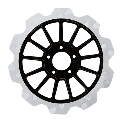 Oversized 13" Crown Cut Front Rotors