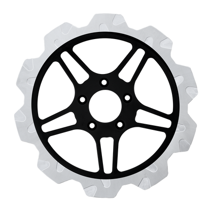 Oversized 13" Crown Cut Front Rotors