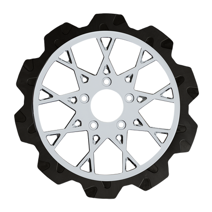 Oversized 13" Crown Cut Front Rotors