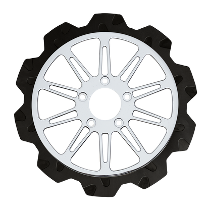 Oversized 13" Crown Cut Front Rotors