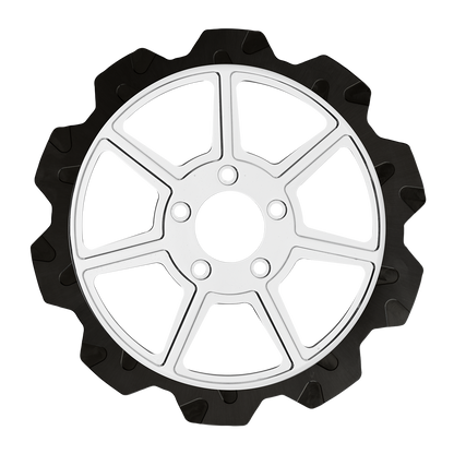 Oversized 13" Crown Cut Front Rotors