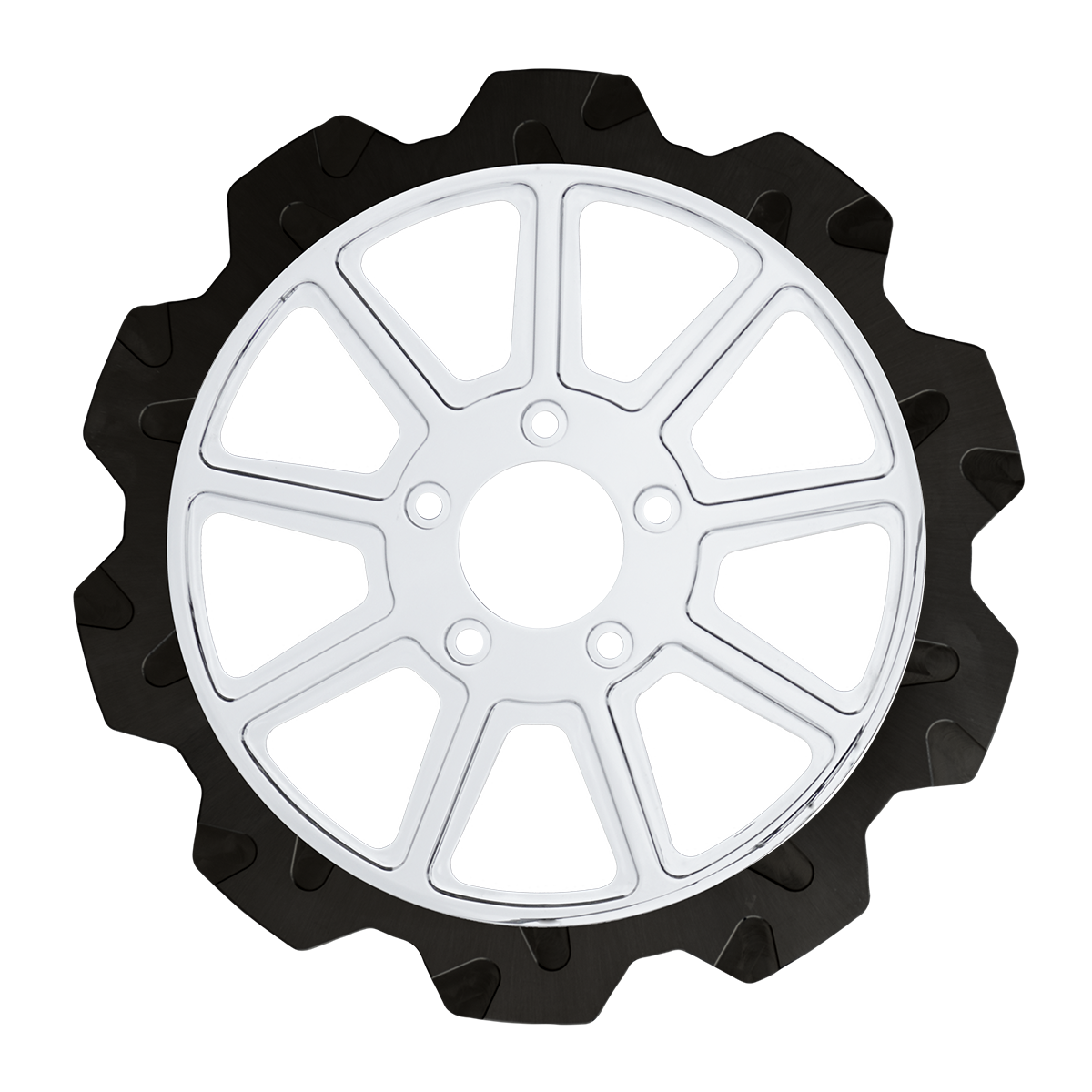 Oversized 13" Crown Cut Front Rotors