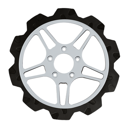 Oversized 13" Crown Cut Front Rotors