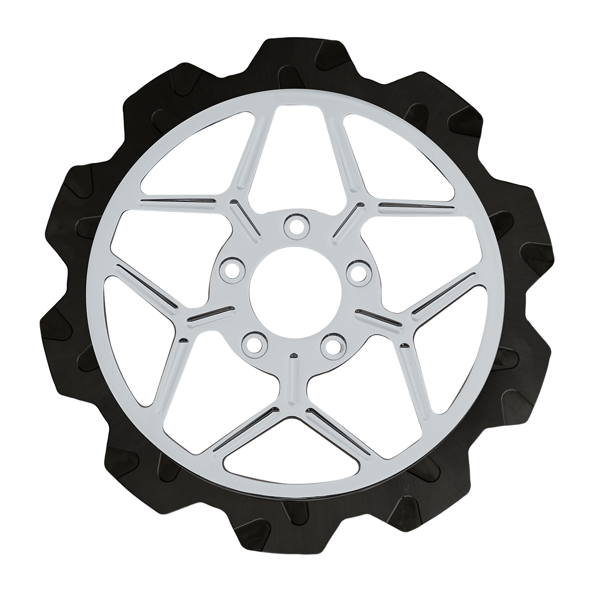 Oversized 13" Crown Cut Front Rotors