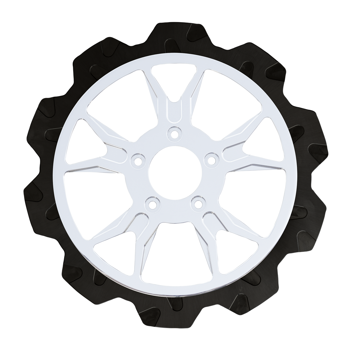 Oversized 13" Crown Cut Front Rotors