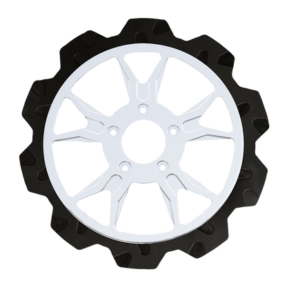 Oversized 13" Crown Cut Front Rotors