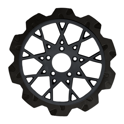 Oversized 13" Crown Cut Front Rotors