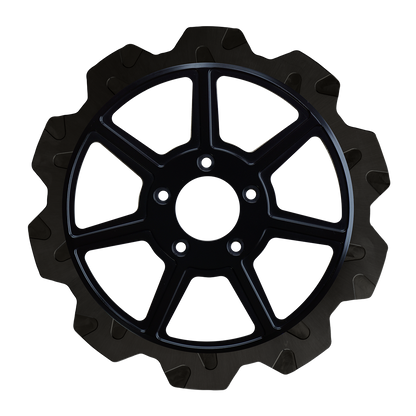 Oversized 13" Crown Cut Front Rotors