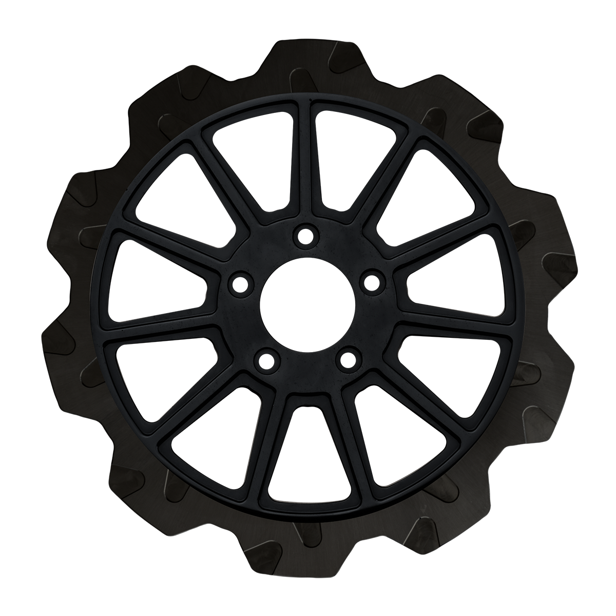 Oversized 13" Crown Cut Front Rotors