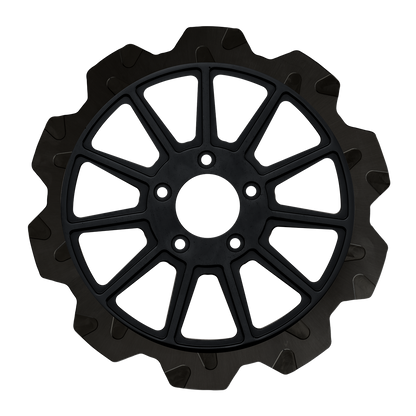 Oversized 13" Crown Cut Front Rotors