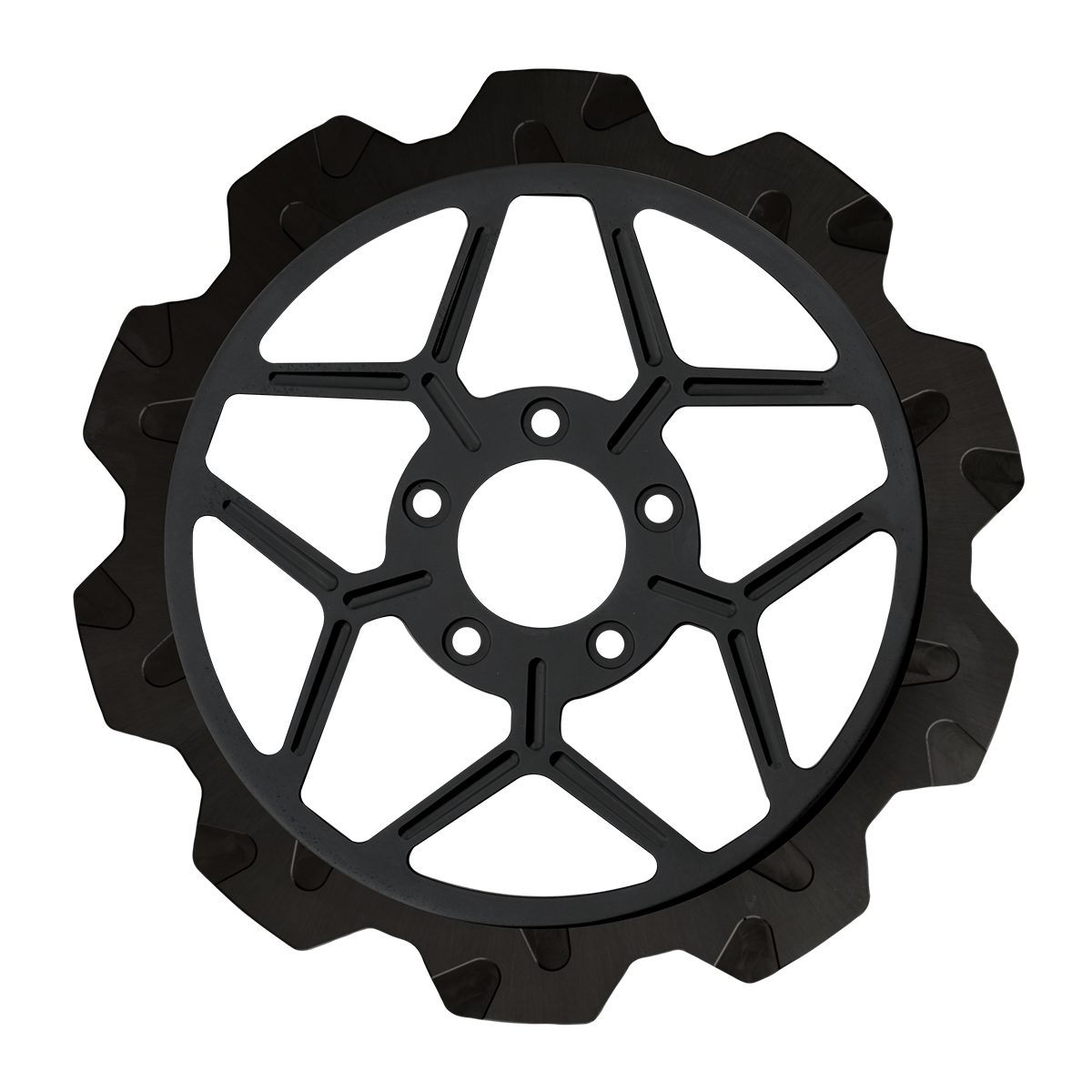 Oversized 13" Crown Cut Front Rotors