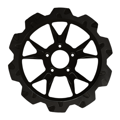 Oversized 13" Crown Cut Front Rotors