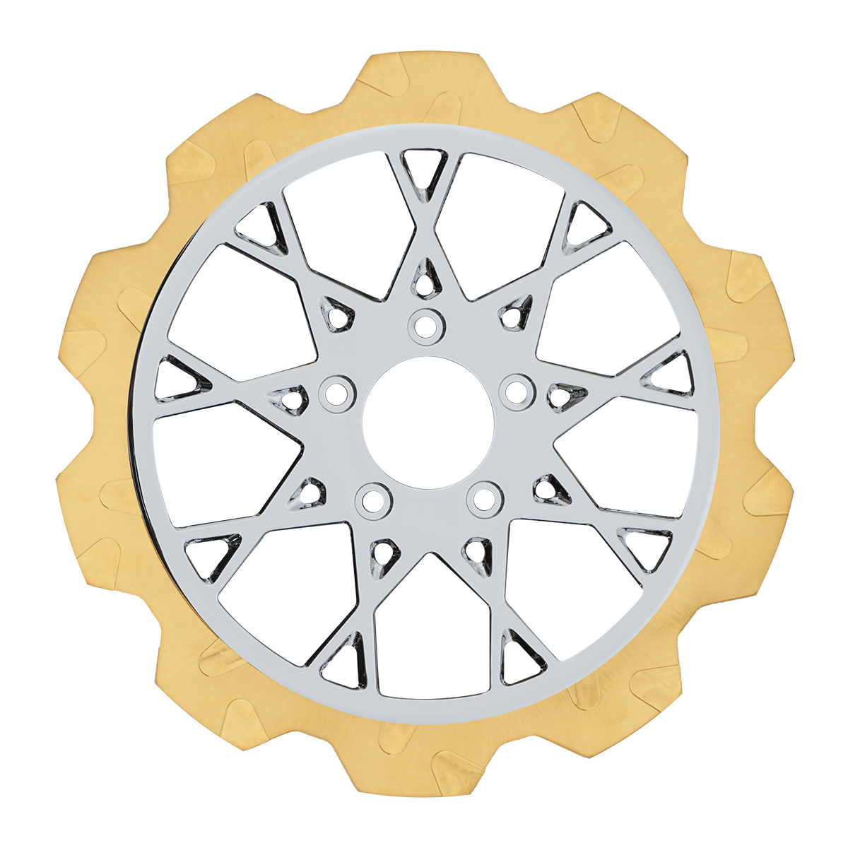 Oversized 13" Crown Cut Front Rotors