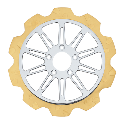 Oversized 13" Crown Cut Front Rotors