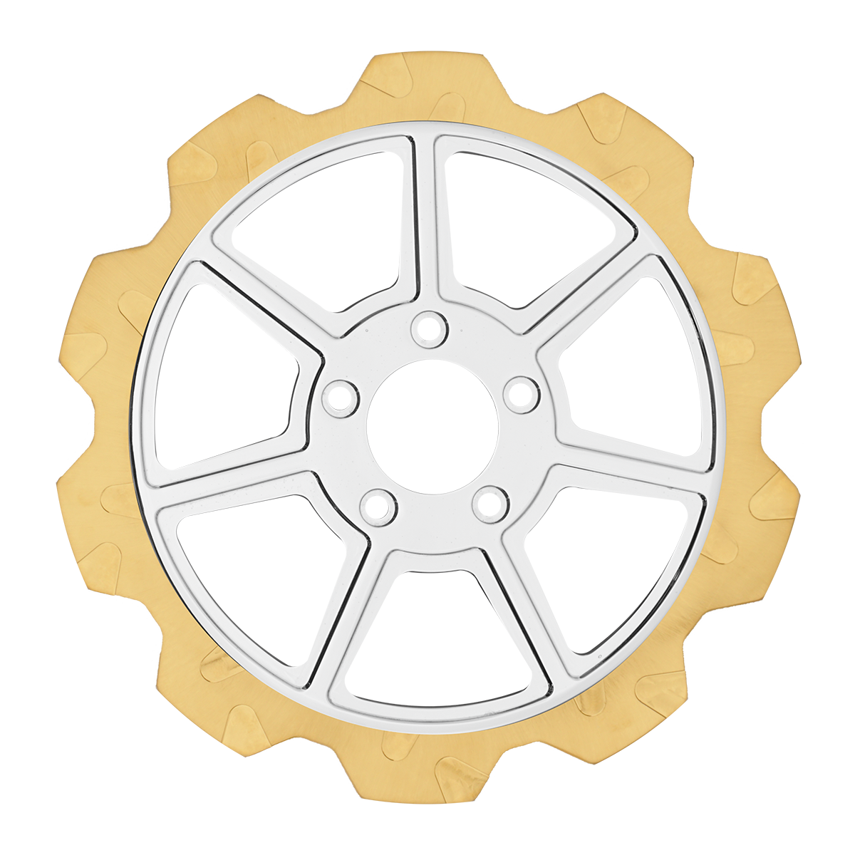 Oversized 13" Crown Cut Front Rotors