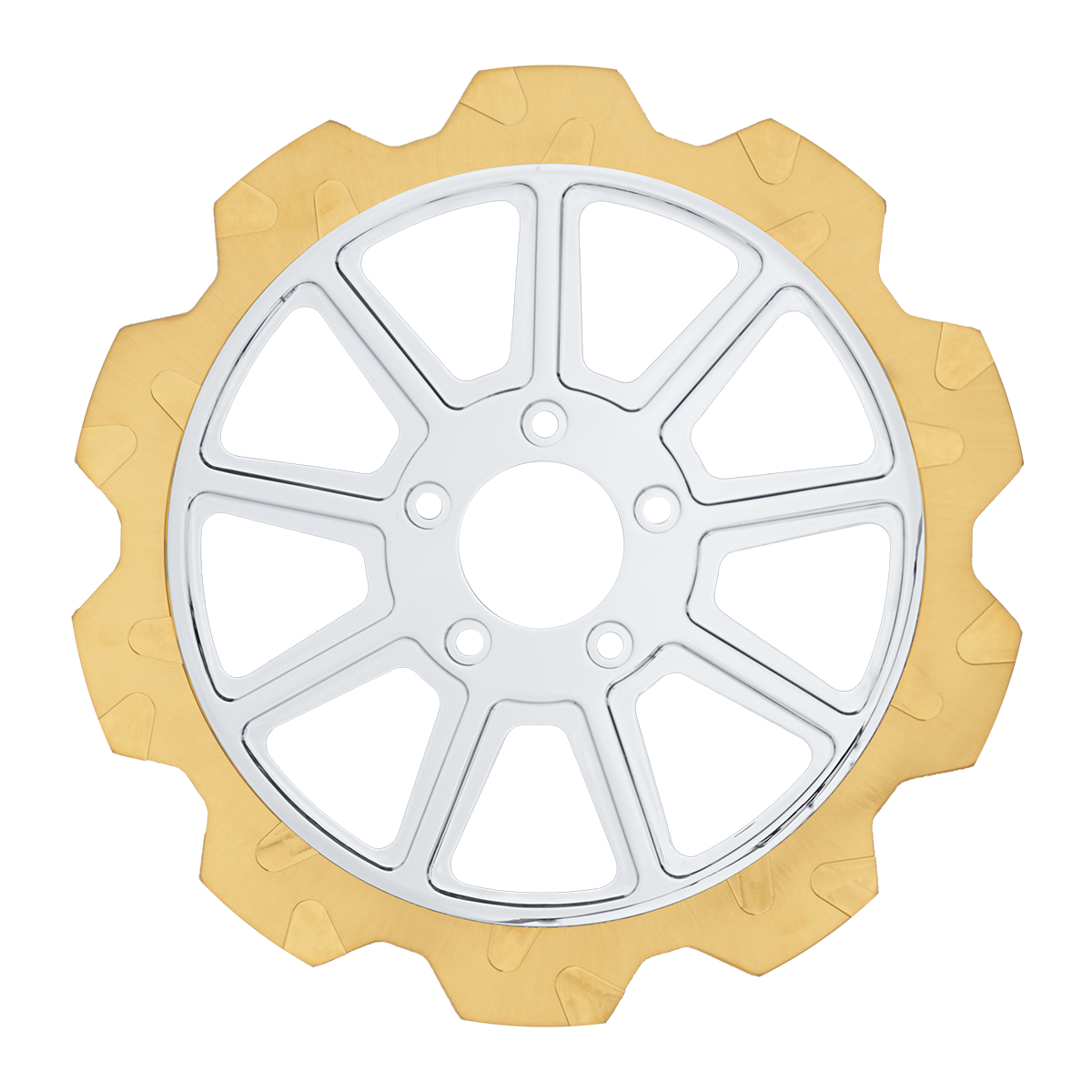 Oversized 13" Crown Cut Front Rotors