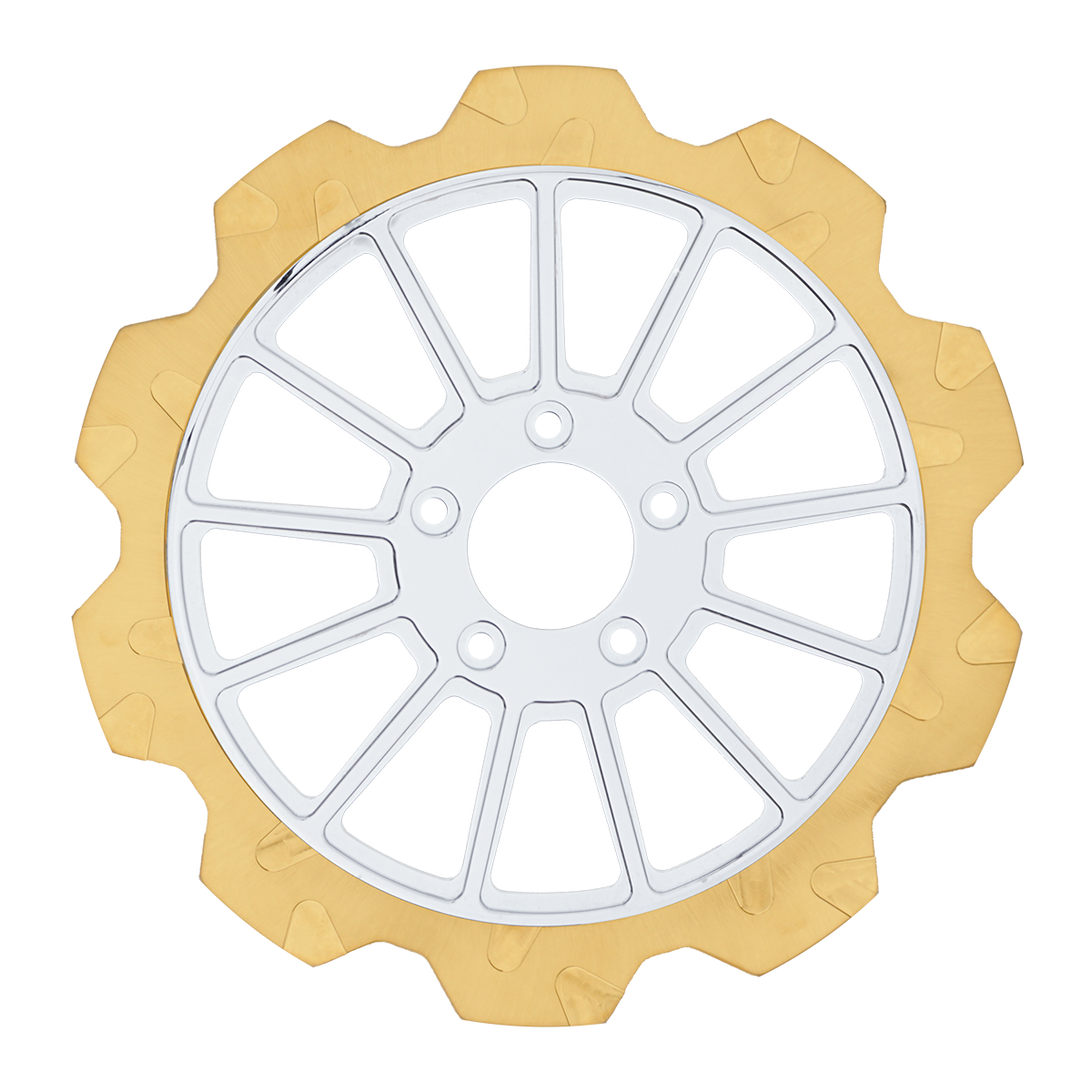 Oversized 13" Crown Cut Front Rotors