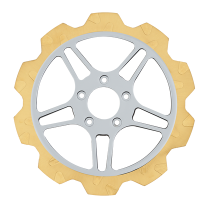 Oversized 13" Crown Cut Front Rotors