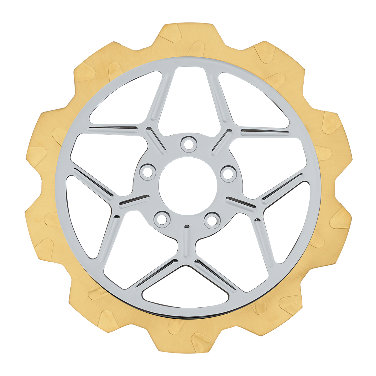 Oversized 13" Crown Cut Front Rotors