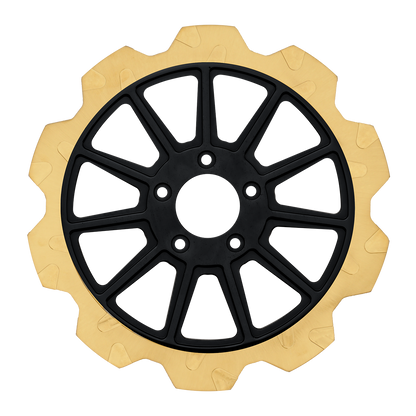 Oversized 13" Crown Cut Front Rotors