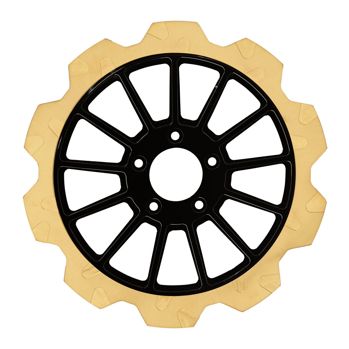 Oversized 13" Crown Cut Front Rotors