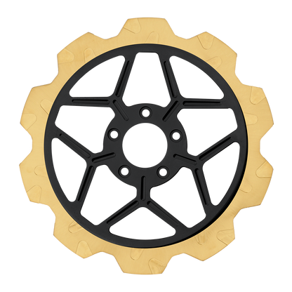 Oversized 13" Crown Cut Front Rotors