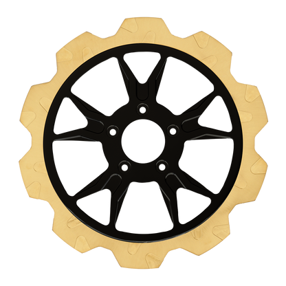 Oversized 13" Crown Cut Front Rotors