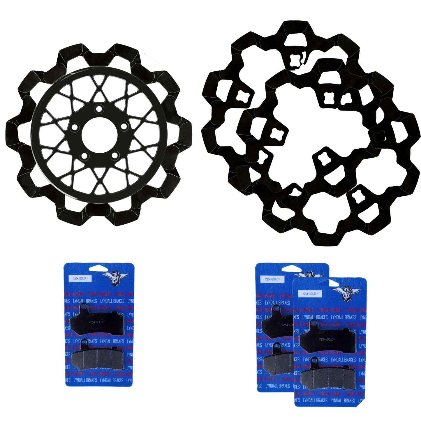 14'-23' Touring Front and Rear Rotor Kit