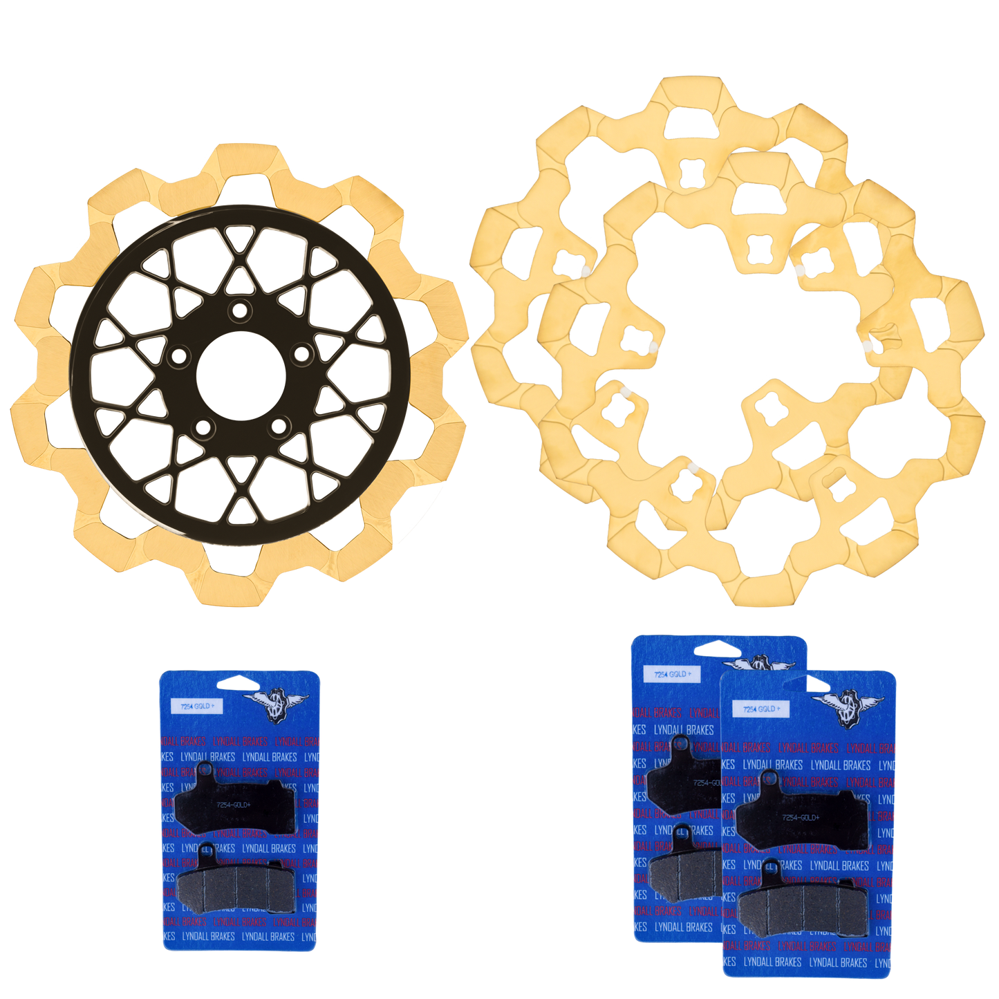 14'-23' Touring Front and Rear Rotor Kit