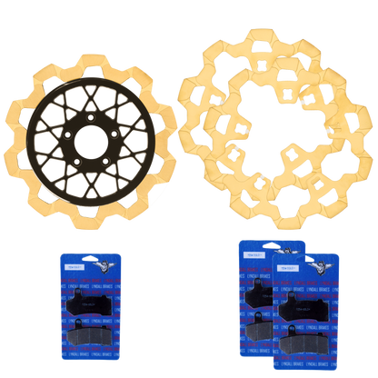 14'-23' Touring Front and Rear Rotor Kit