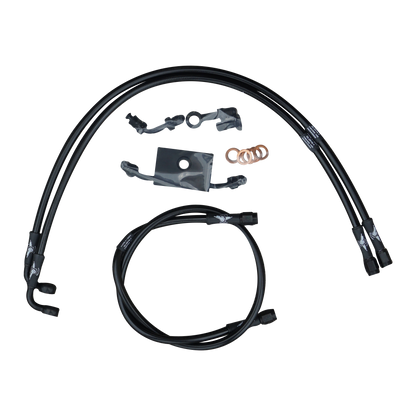 Softail Steel Braided Brake Line Kits for ABS